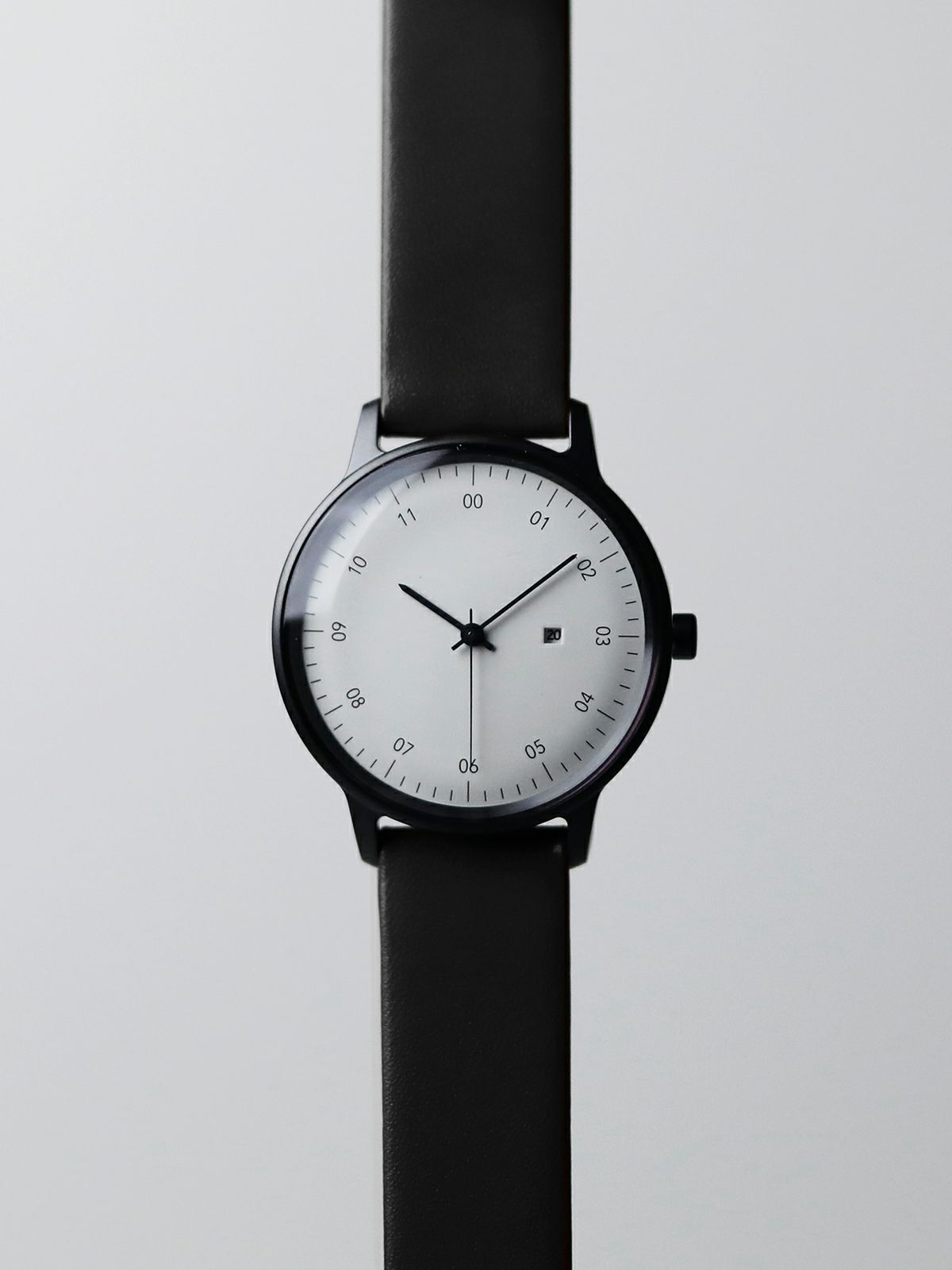 sazare SK01SS BLACK HONING FINISH 腕時計 SK01 / SS BLACK HONING FINISH / WHITE DIAL / BLACK SHEEP