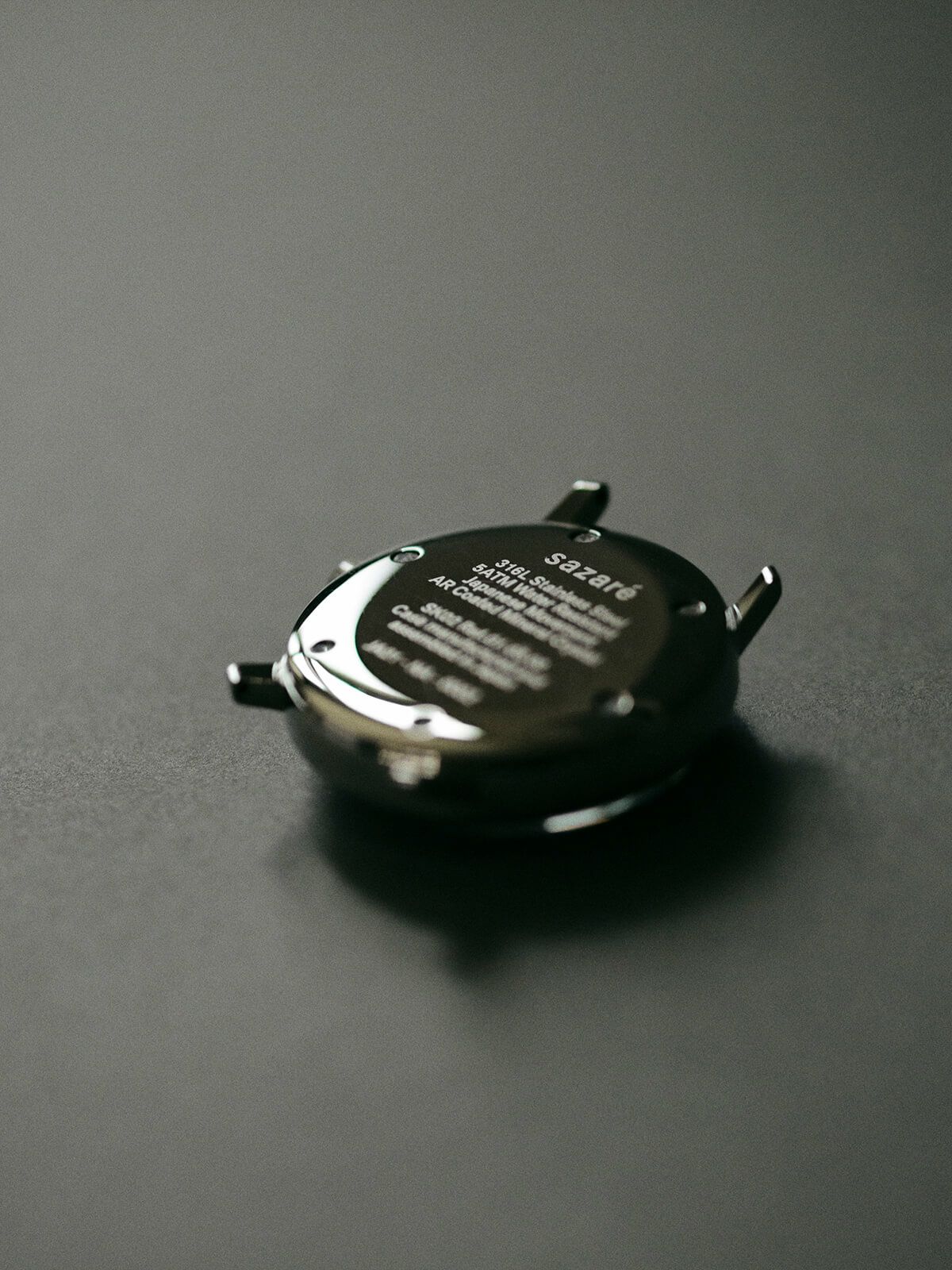 SK02 / SS SILVER MIRROR FINISH / WHITE DIAL / BROWN CORDOVAN
