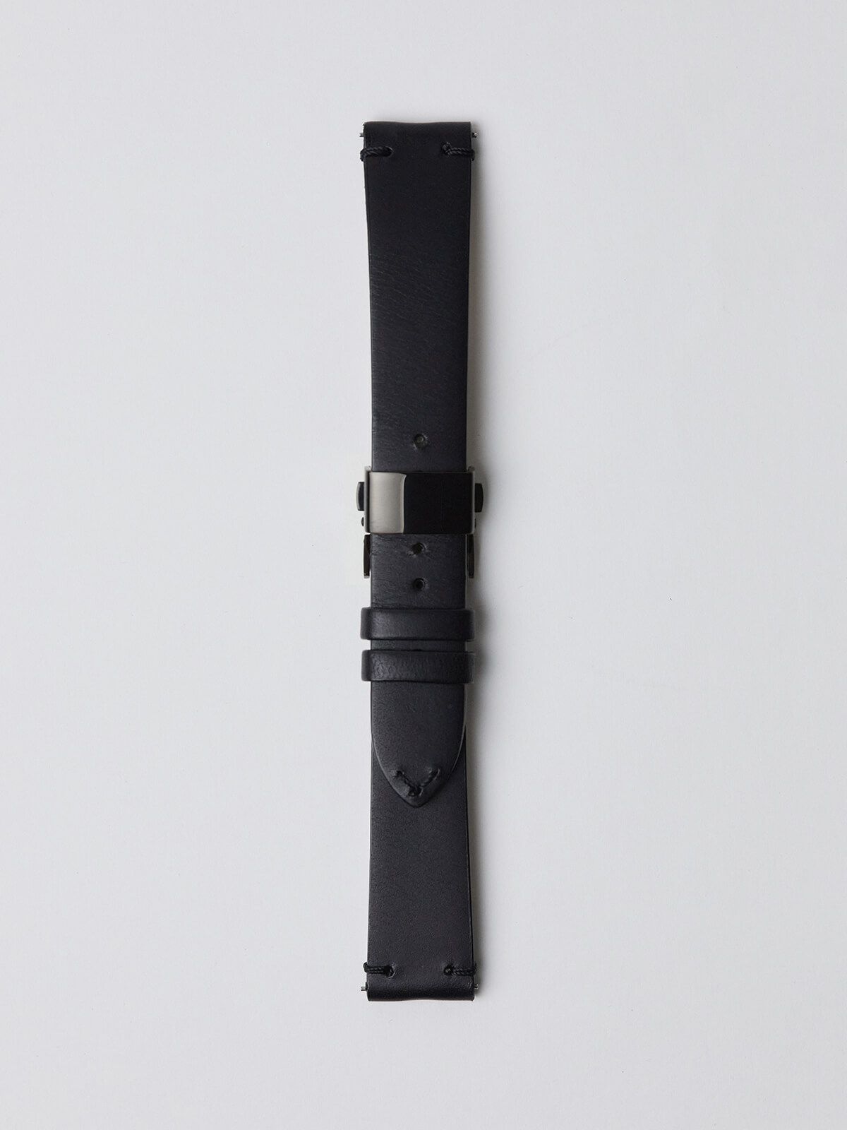 SS BLACK HONING FINISH / WHITE DIAL /BLACK D BUCKLE BLACK